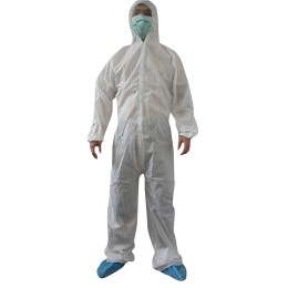 Custom-made disposable protective clothing, one-piece with hood, pig farm, waterproof, dust-proof, oil-proof spray paint, paper work clothes paper overalls SKPC027 Custom-made disposable protective clothing, one-piece with hood, pig farm, waterproof, dust-proof, oil-proof spray paint, paper work clothes paper overalls SKPC027